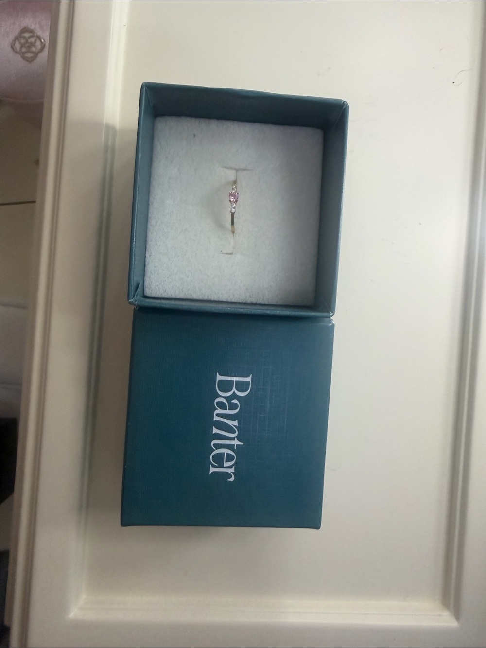 10k Gold Pink Gem Ring